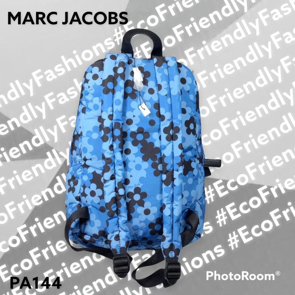 Marc Jacobs New York Women's Multicolor Quilted Floral Nylon Backpack - Picture 2 of 8